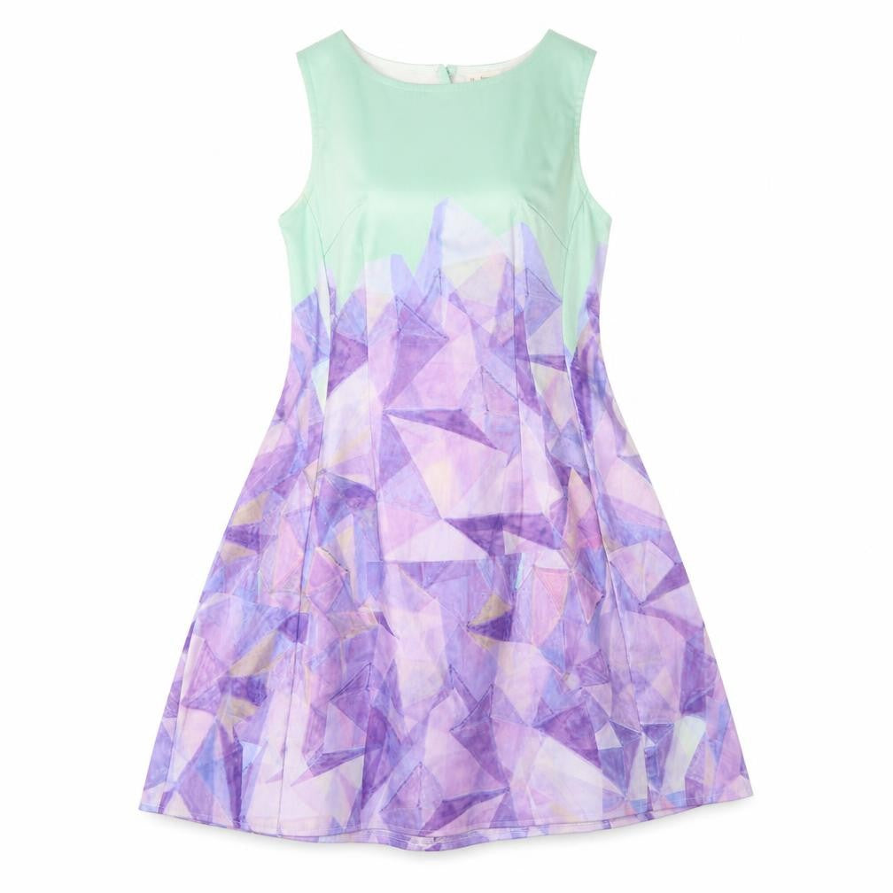 Here Comes The Sun Women's Multicoloured A-Line Dress Size 10