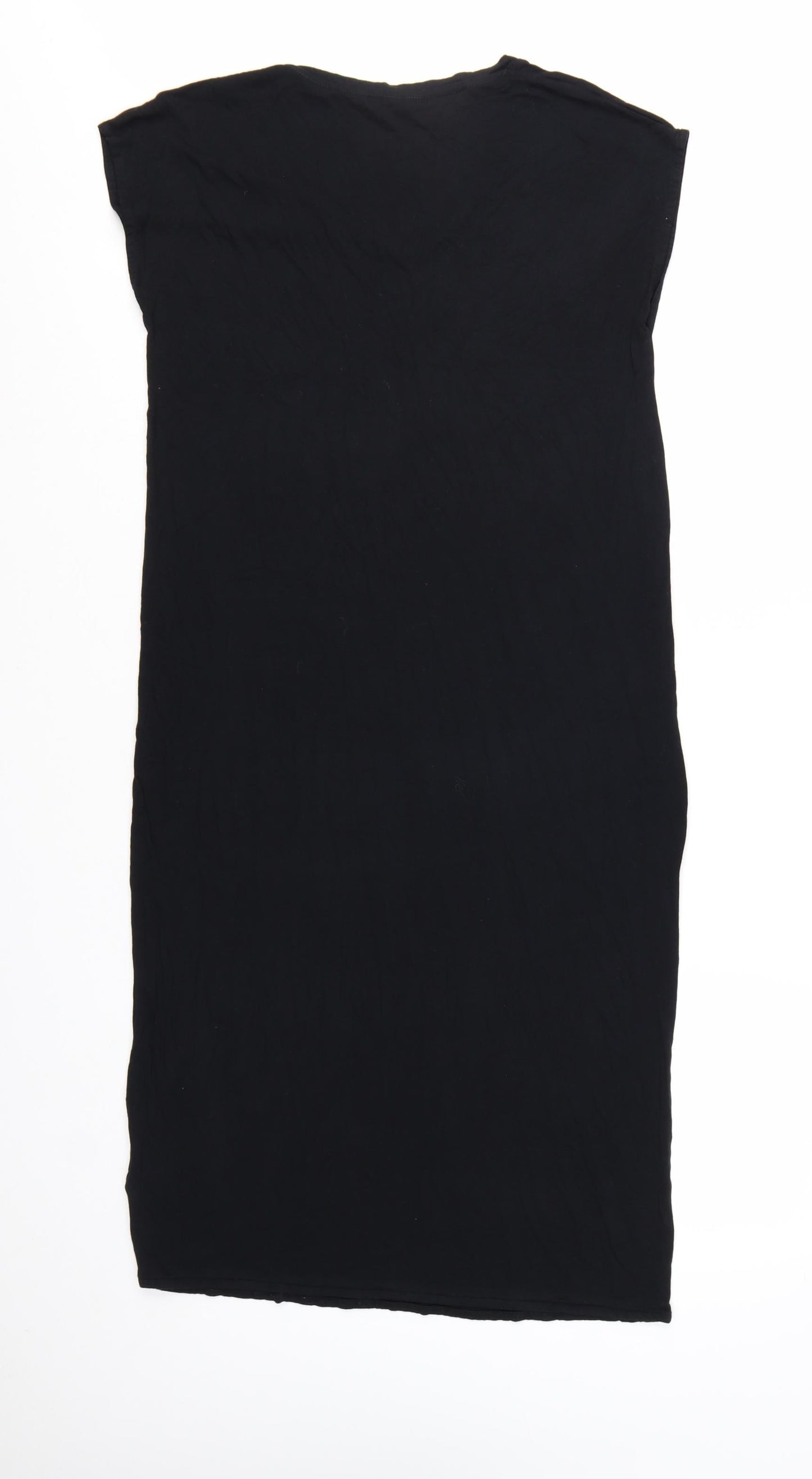 Marks and Spencer Women’s Black Viscose Shift Dress Size 10
