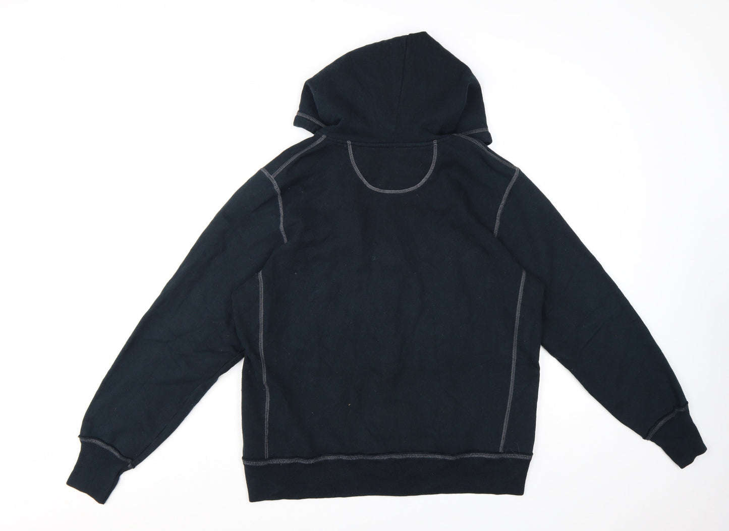 Champion Mens Black Full Zip Hoodie Size L Regular Fit