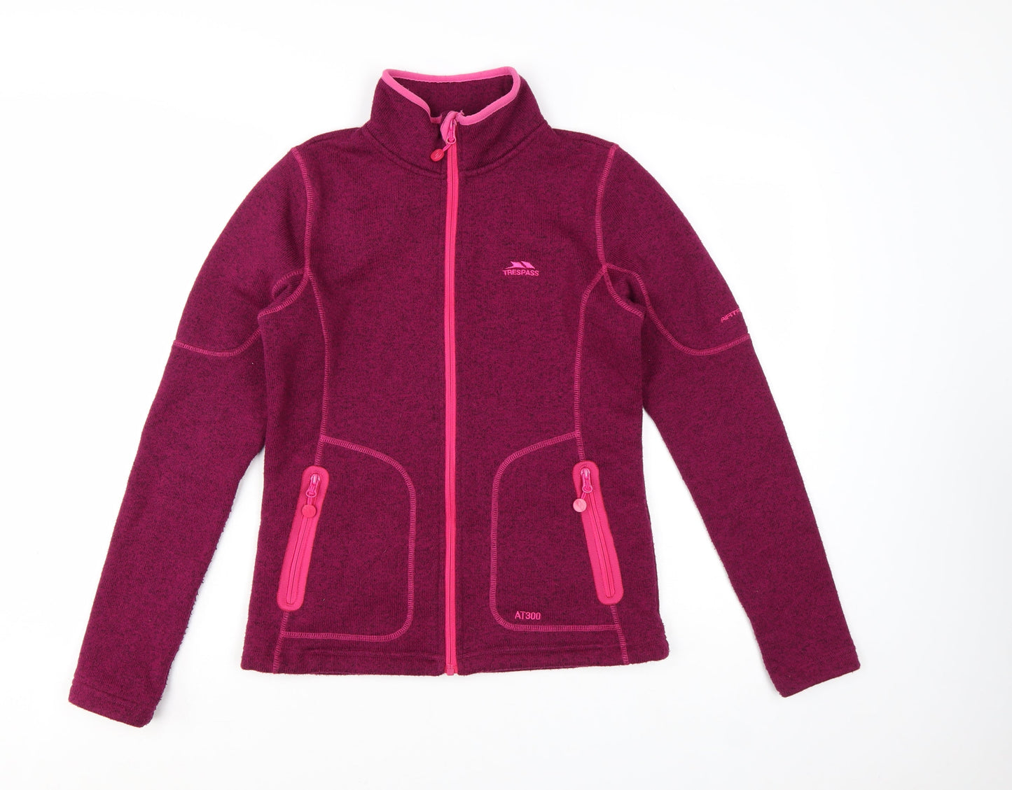 Trespass Women’s Purple Fleece Jacket Size S Full Zip Outdoor Wear