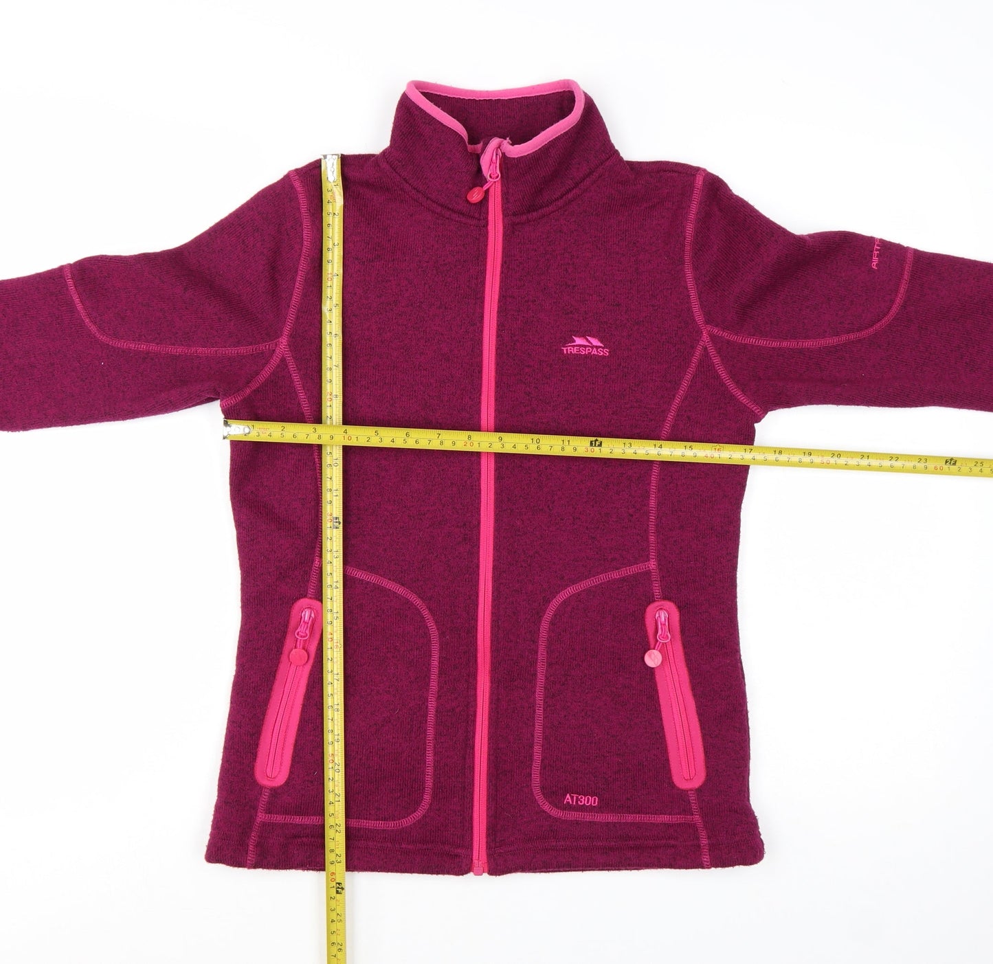 Trespass Women’s Purple Fleece Jacket Size S Full Zip Outdoor Wear