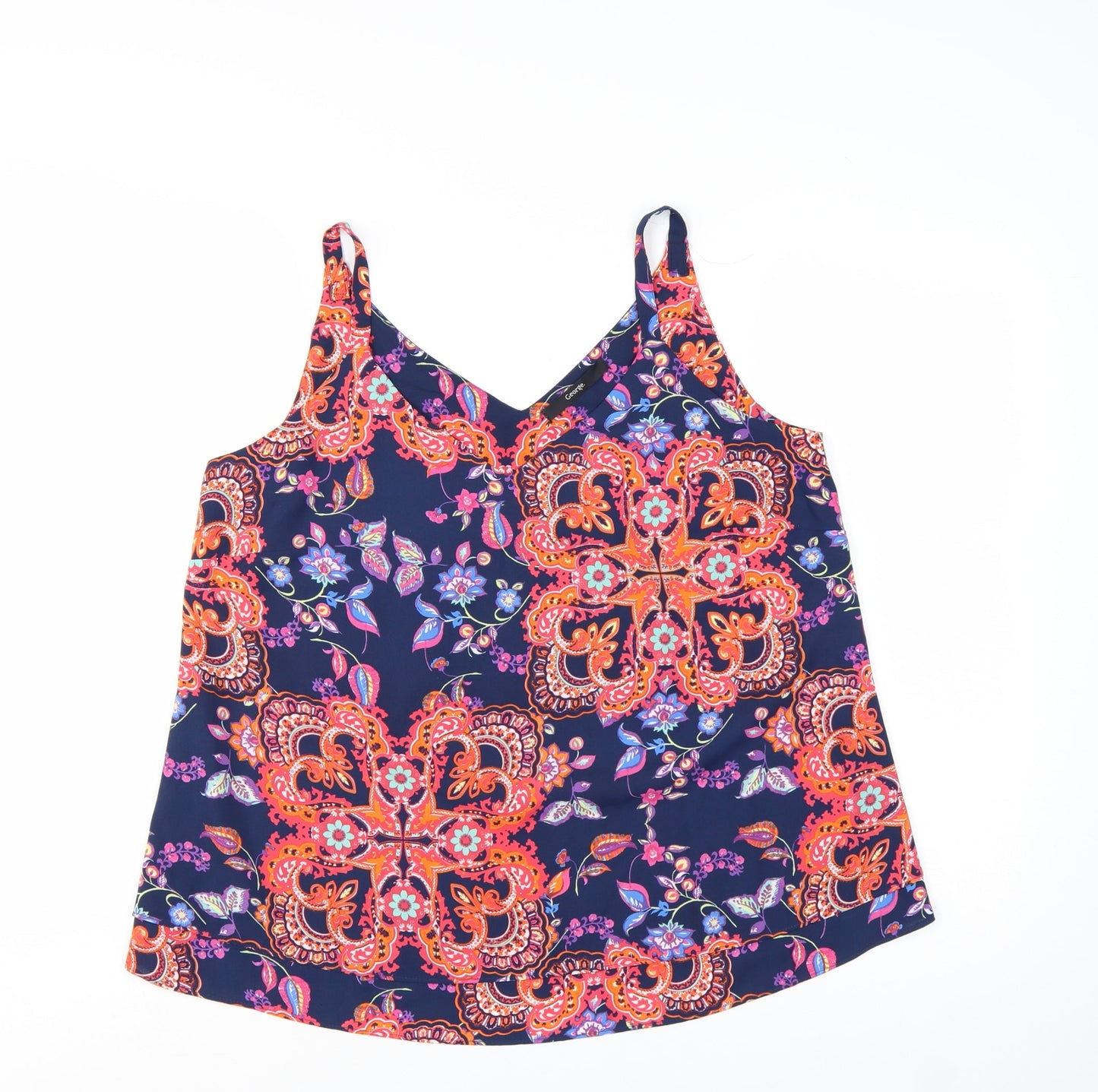 George Women Multicoloured Floral Camisole Top Size 12