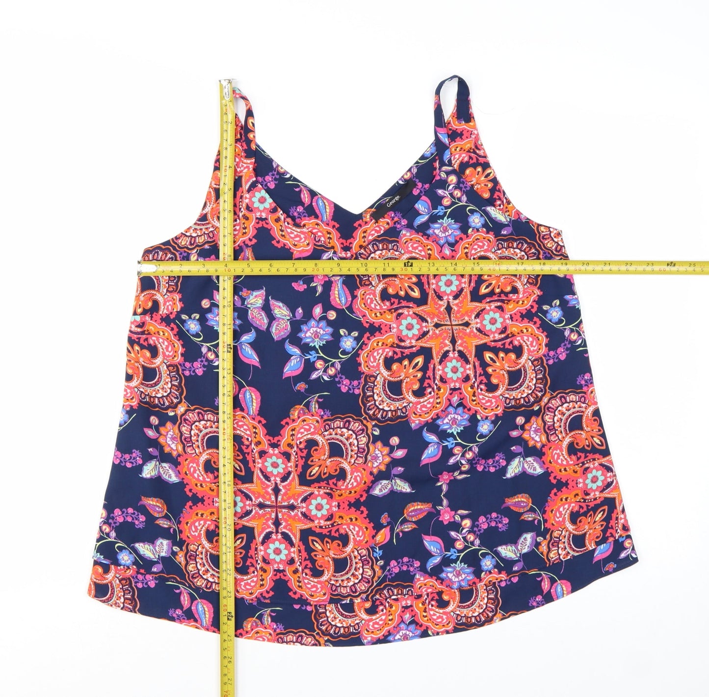 George Women Multicoloured Floral Camisole Top Size 12