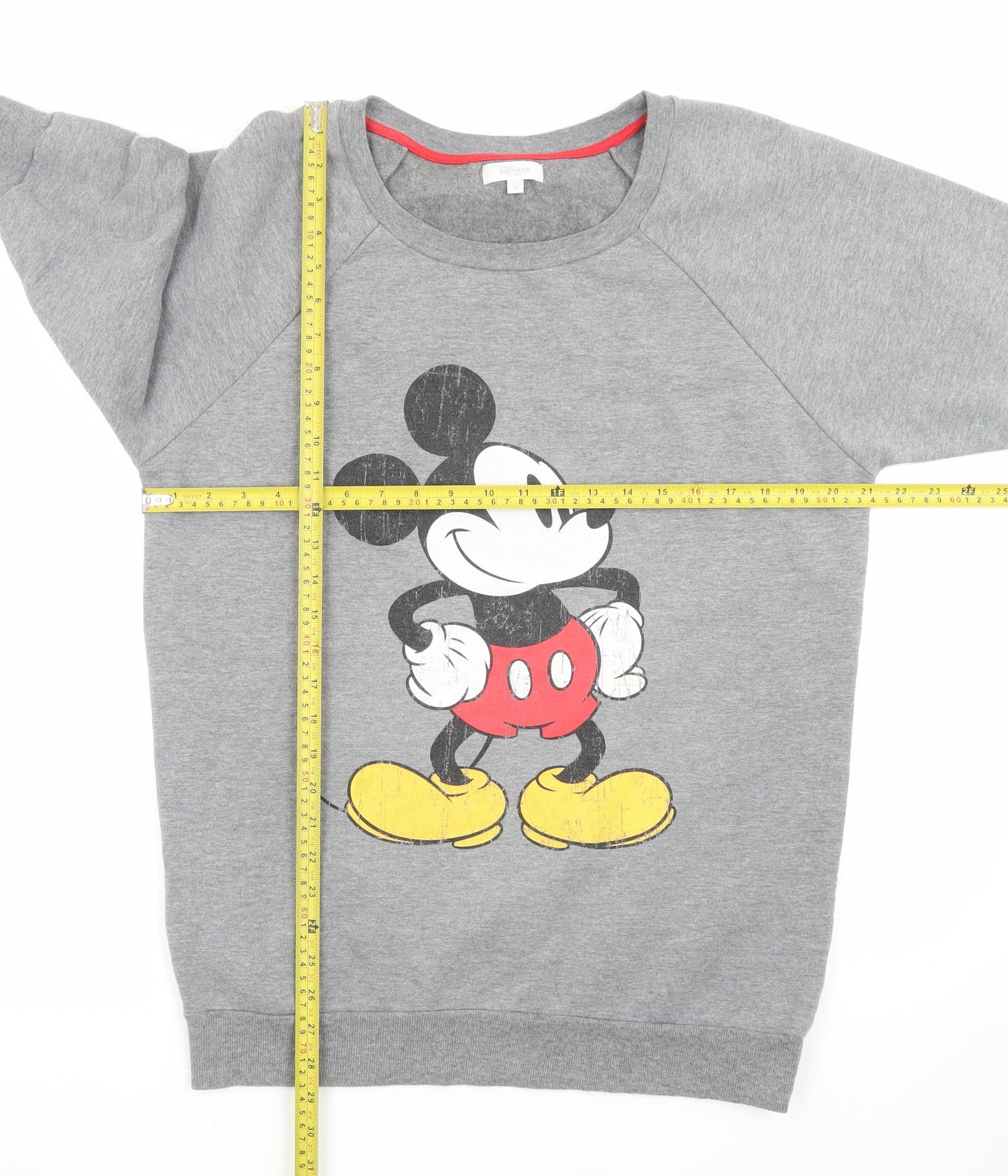Disney Store Women's Grey Mickey Mouse Pullover Sweatshirt M
