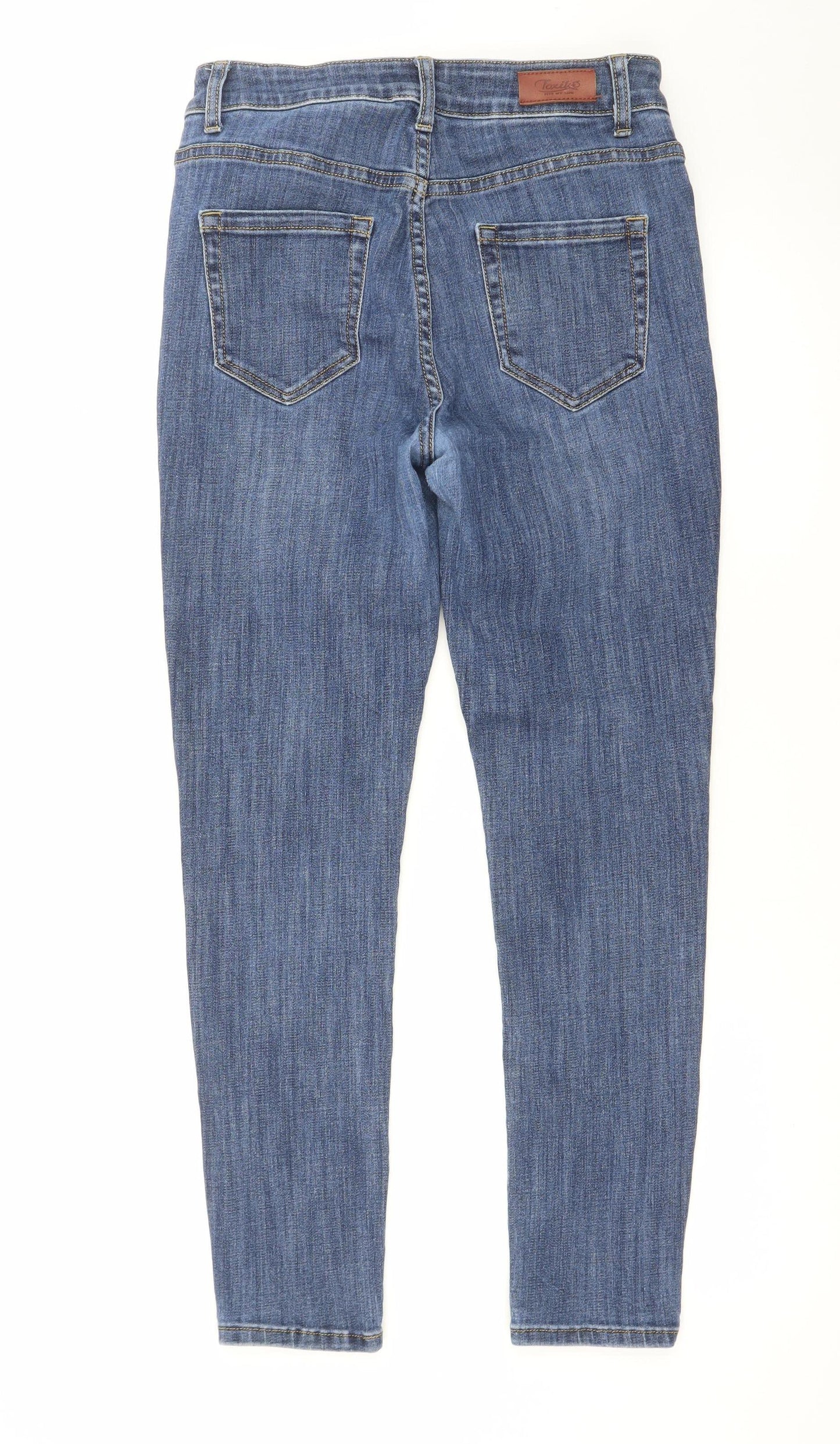 Texil3 Womens Blue Skinny Jeans Size 12 Stretch Denim