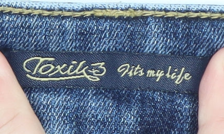 Texil3 Womens Blue Skinny Jeans Size 12 Stretch Denim