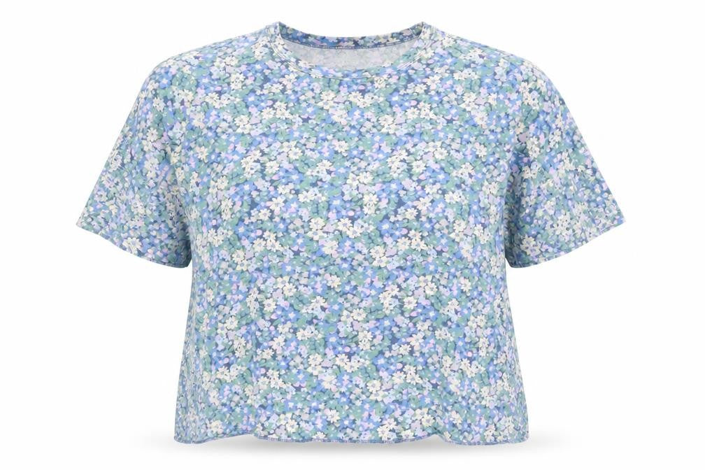 Old Navy Women’s Multicoloured Floral Relaxed Fit T-Shirt XXL