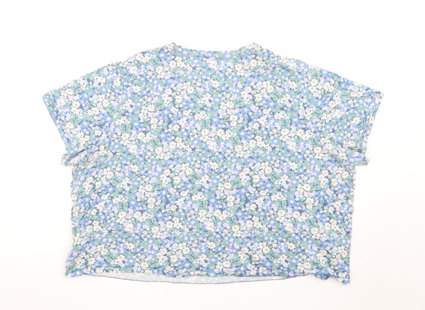 Old Navy Women’s Multicoloured Floral Relaxed Fit T-Shirt XXL