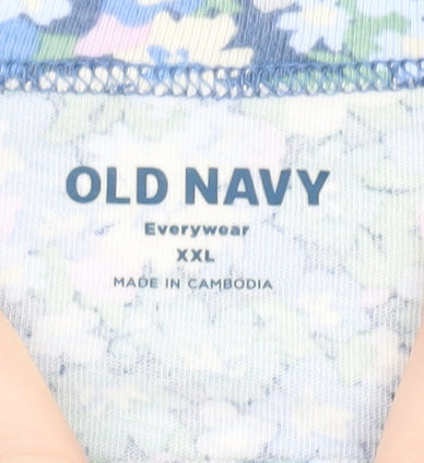 Old Navy Women’s Multicoloured Floral Relaxed Fit T-Shirt XXL