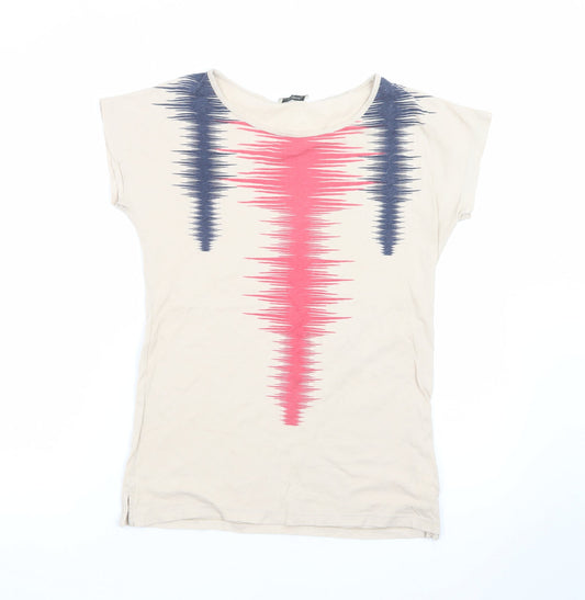 Prewornwholesale purple cropped slim fit active T-shirt with short sleeves and a high neckline.