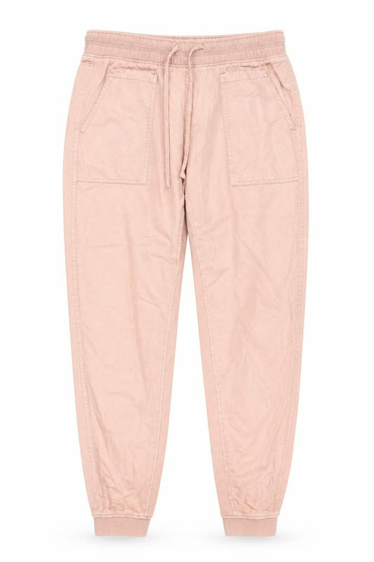 Marks and Spencer Women Pink Size 8 Lyocell Cotton Jogger Trousers