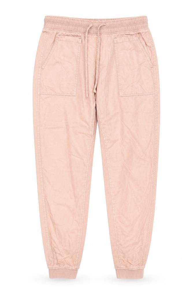 Marks & Spencer Women Pink Size 8 Lyocell Cotton Jogger Trousers