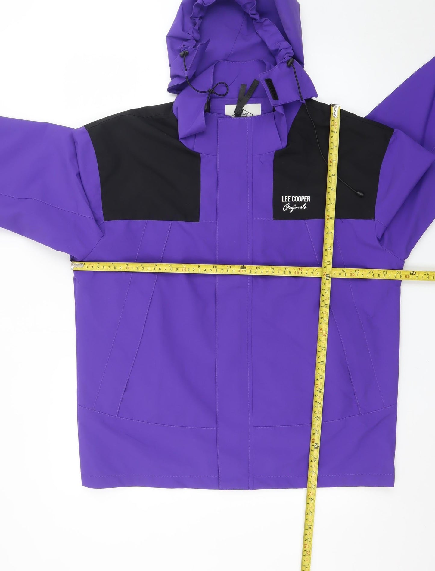 Lee Cooper Men’s Purple XL Waterproof Hooded Softshell Jacket
