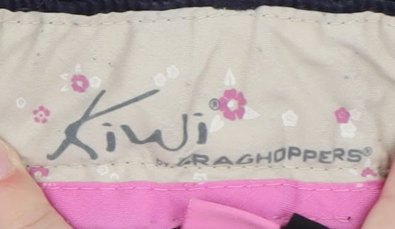 Craghoppers Kiwi Womens Blue Size 10 Cargo Travel Trousers