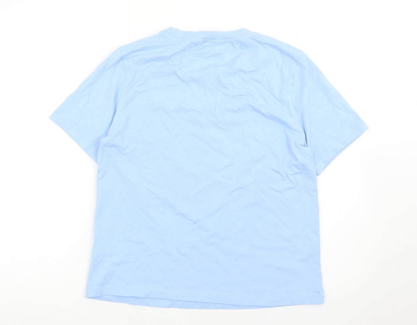 Marks and Spencer Womens Blue Beaded Shell T-Shirt Size 10