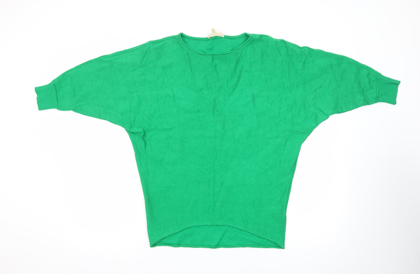 Phase Eight Women Green Relaxed Dolman Sleeve Knit Jumper S