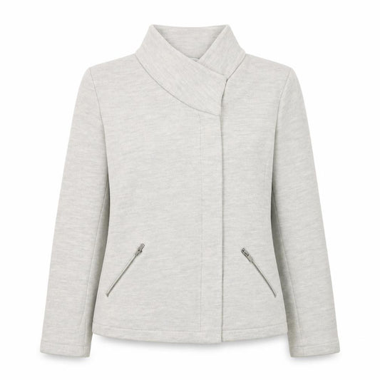The White Company Women's Grey Wool Short Jacket Size 16