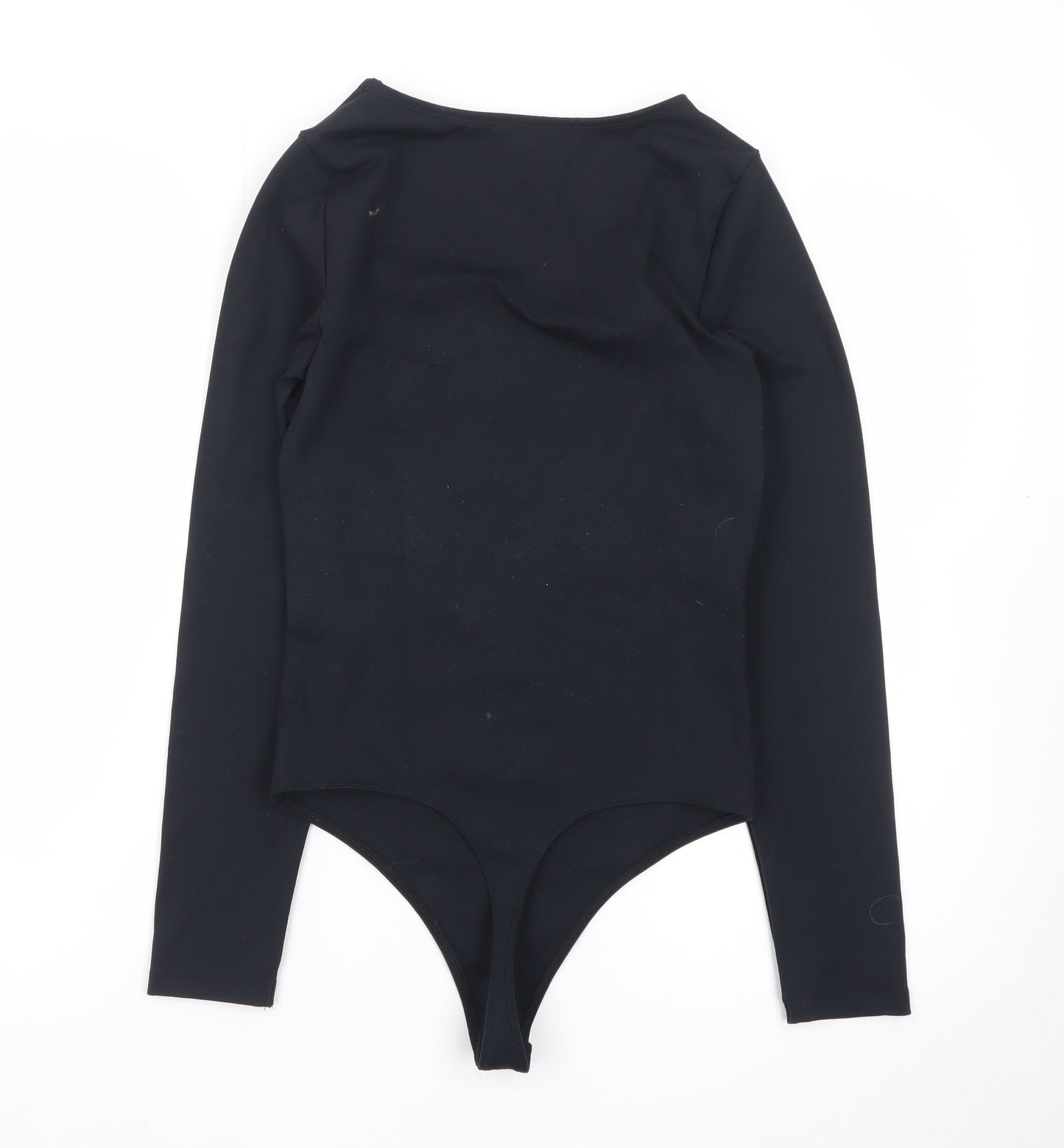 Abercrombie & Fitch Women's Black Long Sleeve Bodysuit, Size S Slim Fit