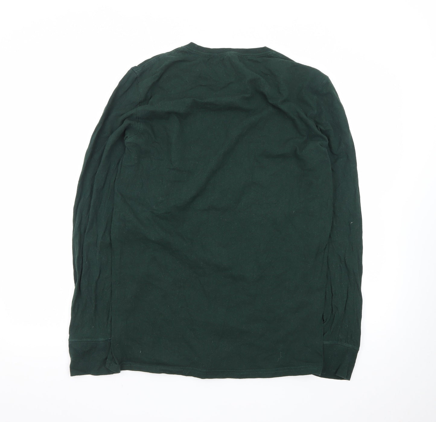 American Eagle Men’s Green Long Sleeve Athletic Fit T-Shirt MT