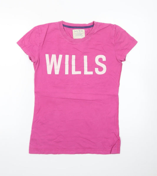 Prewornwholesale purple cropped slim fit active T-shirt with short sleeves and a high neckline.