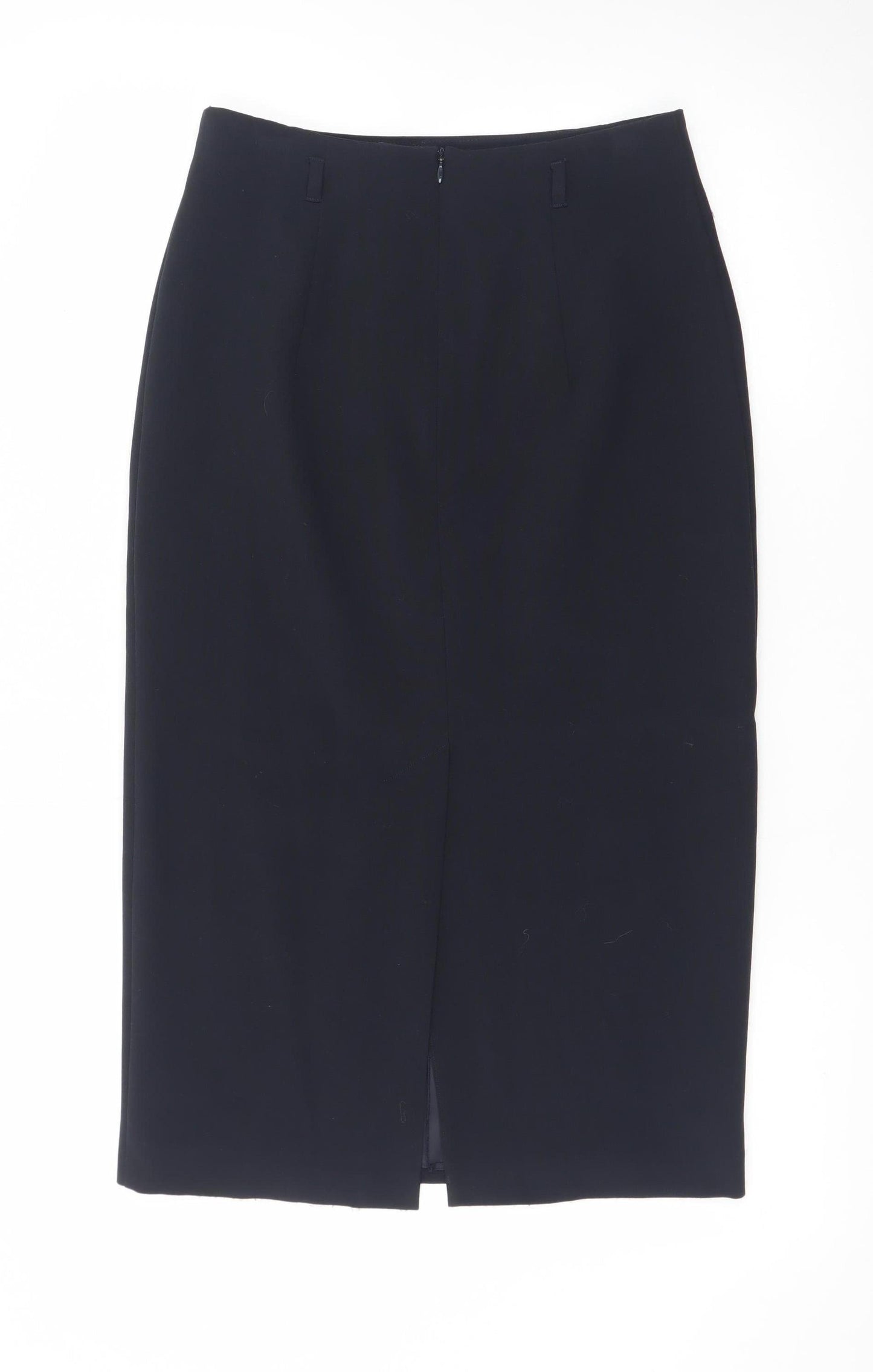 Marks and Spencer Women Black Size 8 Pencil Skirt Knee Length Workwear