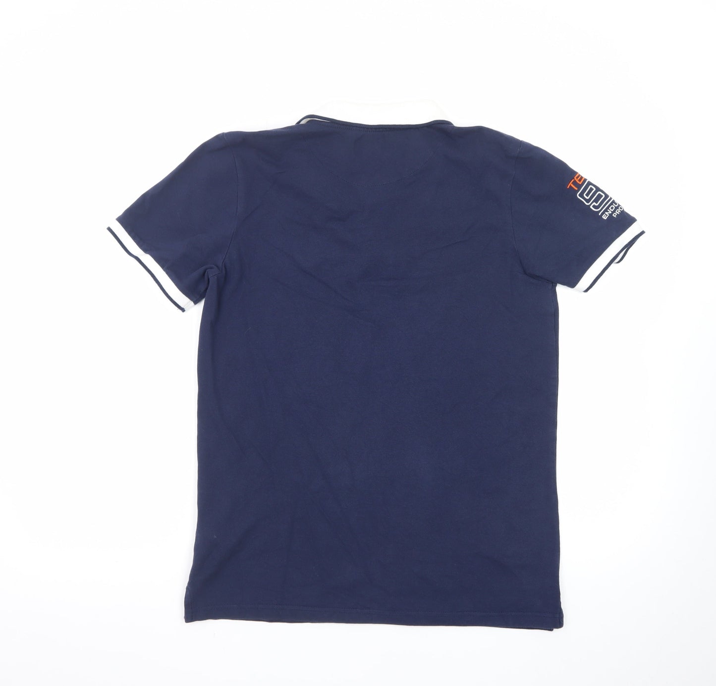Hackett Aston Martin Racing Men's Blue Cotton Polo Shirt M