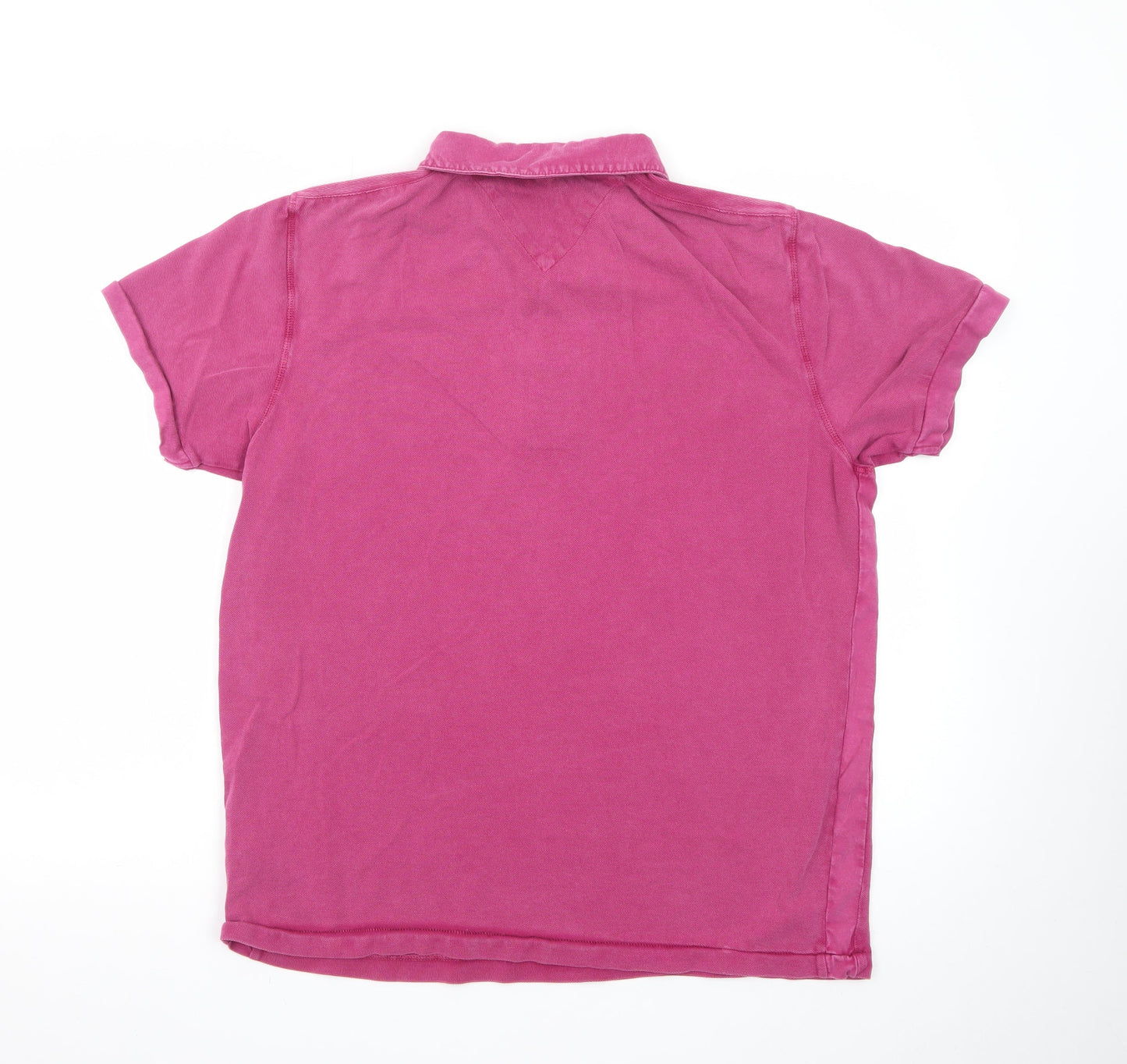 RJR John Rocha Men's Pink Short Sleeve Cotton Polo Shirt Size M