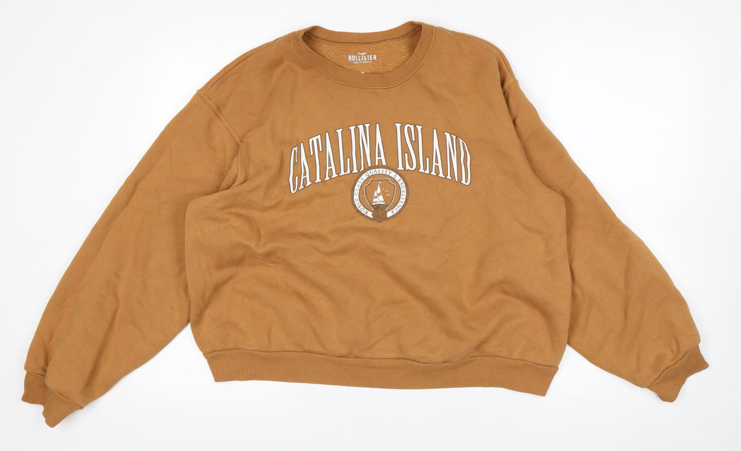 Hollister Women’s Brown Catalina Island Pullover Sweatshirt M Casual