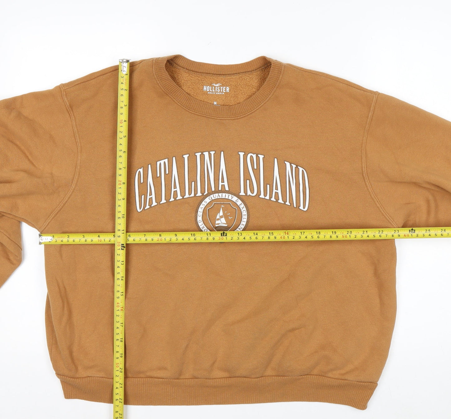 Hollister Women’s Brown Catalina Island Pullover Sweatshirt M Casual