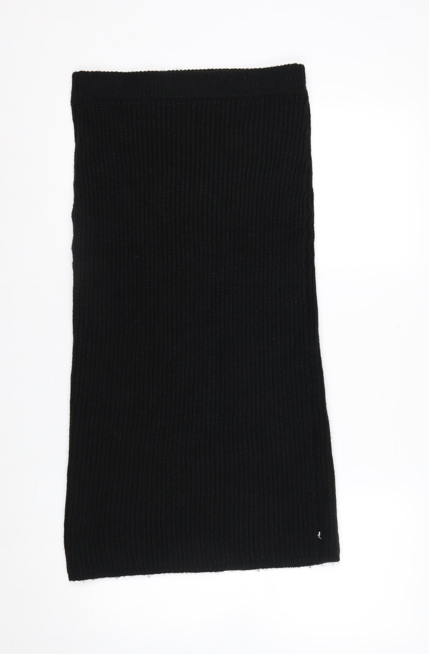 ASOS Women Black Size 10 Knit Pencil Skirt Stretch Winter
