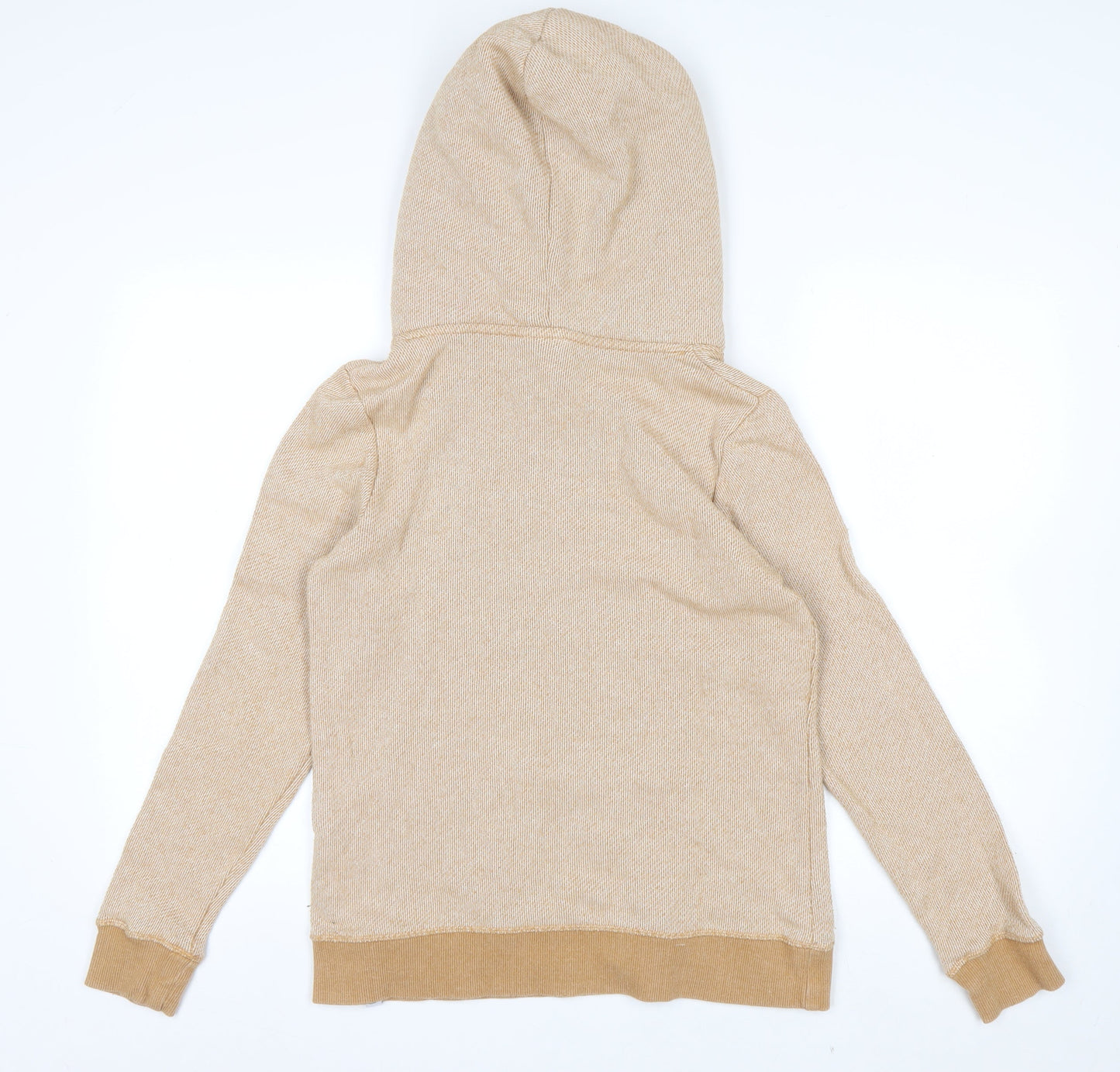 Animal Womens Beige Hooded Pullover Hoodie Size 8 Cotton Blend Lined