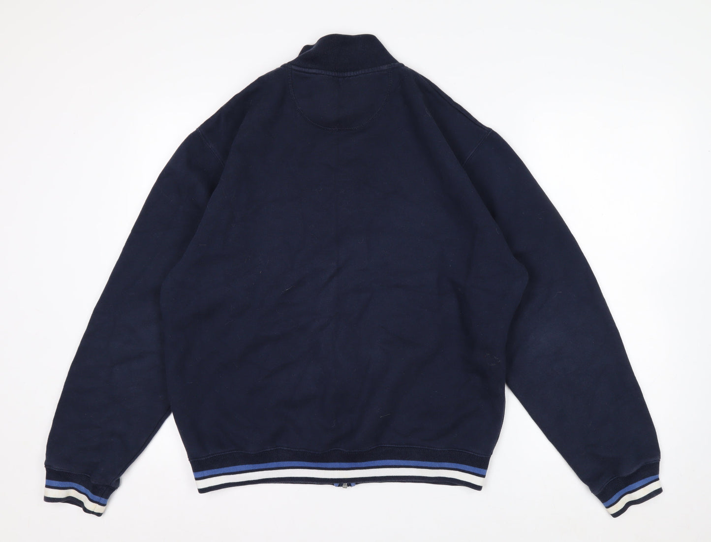 Russell Athletic Men's Blue Full Zip Fleece Sweatshirt M