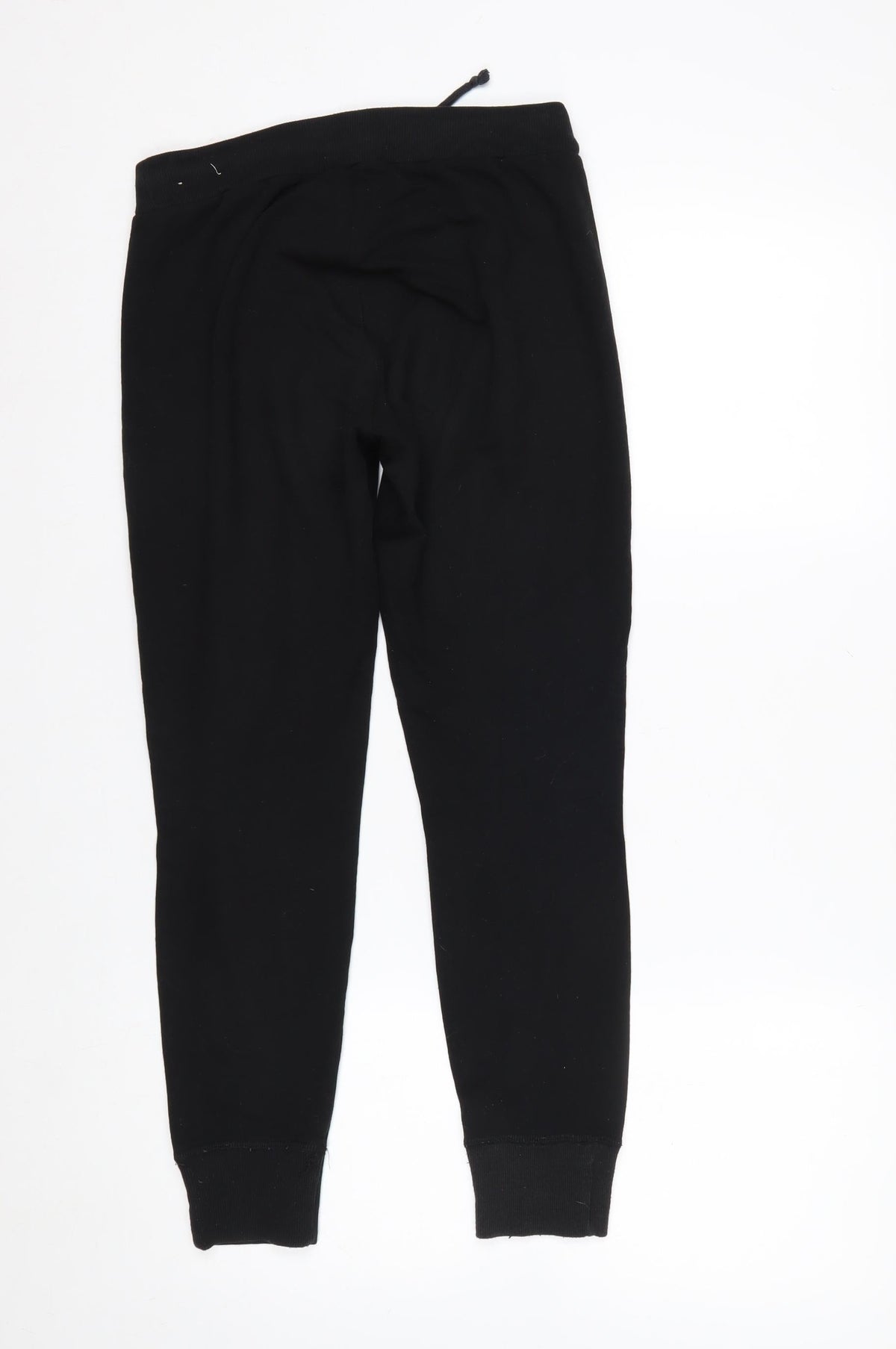 Hollister Women Black Jogger Sweatpants S Cotton Blend Drawstring