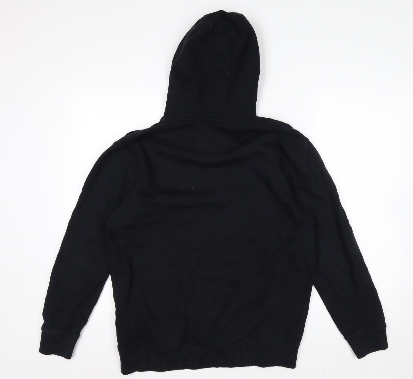 Vans Womens Black XL Pullover Hoodie With Logo Print