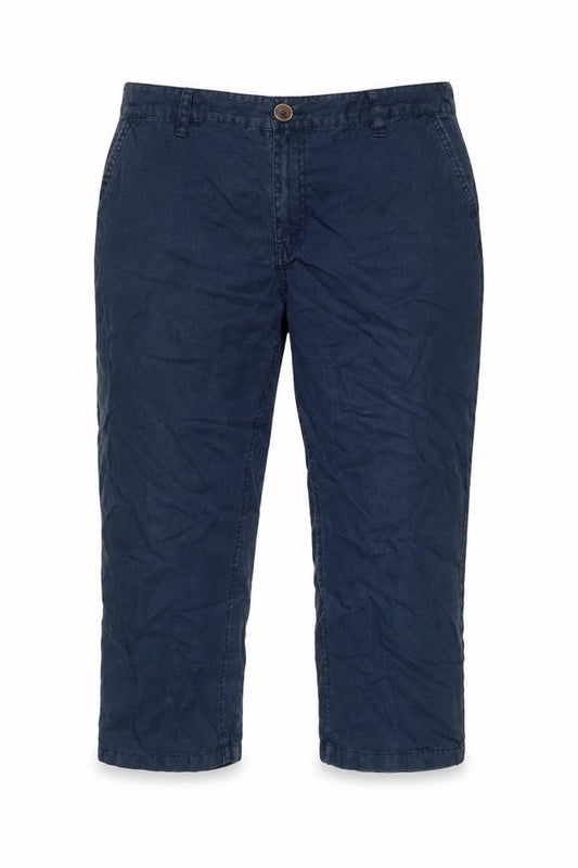 Fat Face Womens Blue Cotton Wide-Leg Trousers UK 14