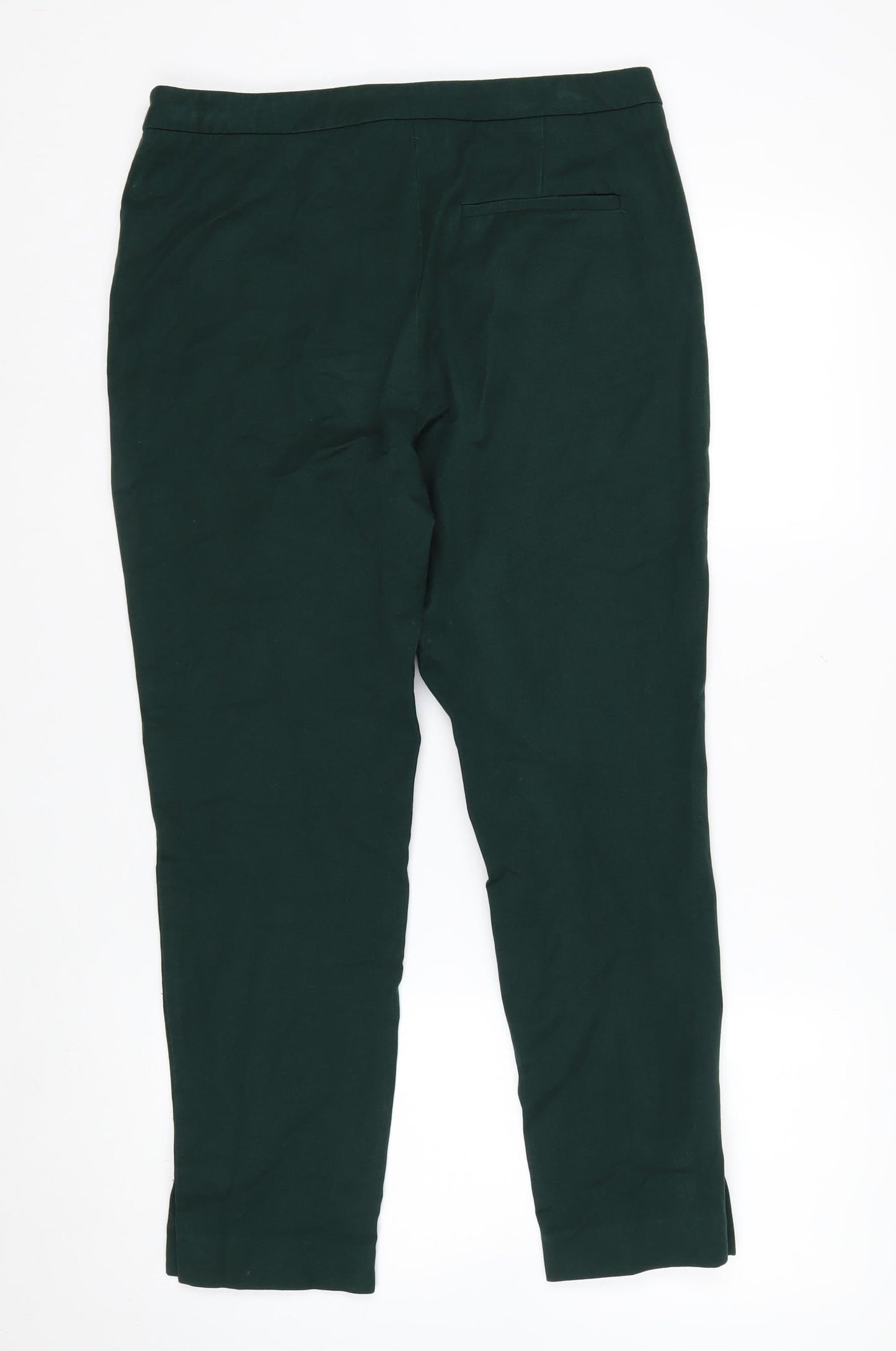 John Lewis Women's Green Chino Slim Fit Trousers Size 12