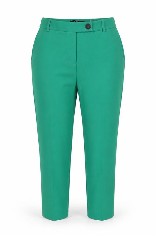 Next Women's Green Tapered Trousers Size 10 Regular Fit