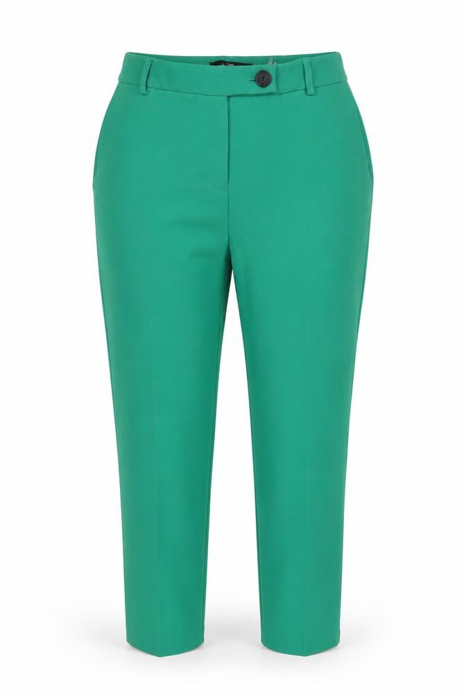 Next Women's Green Tapered Trousers Size 10 Regular Fit