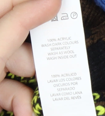 Cedar Wood State Men's Blue Christmas Jumper L Pullover Knit