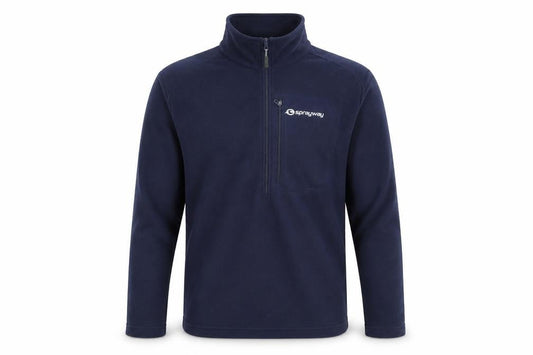 Sprayway Men's Blue Fleece 1/2 Zip Pullover Sweatshirt M