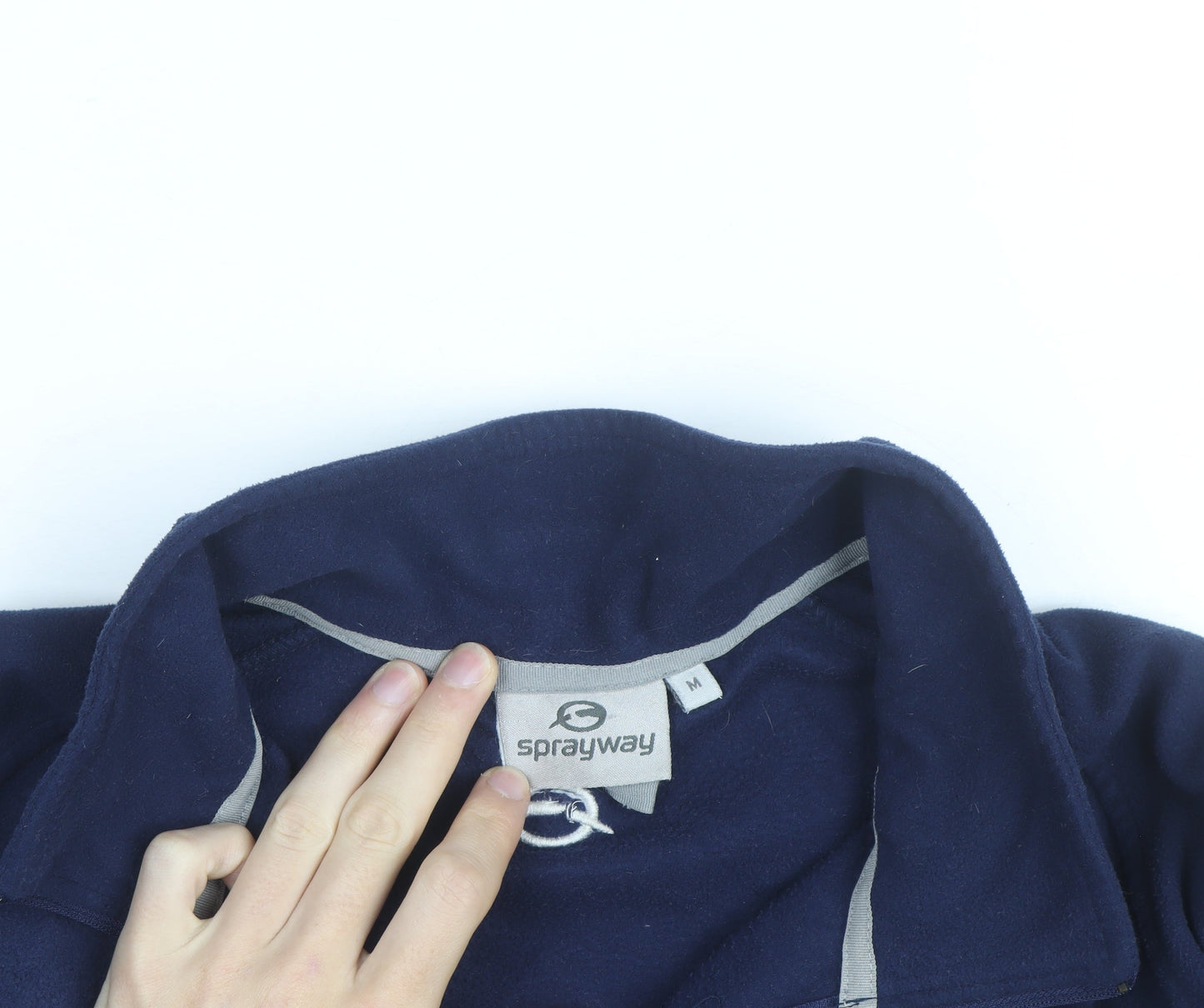 Sprayway Men's Blue Fleece 1/2 Zip Pullover Sweatshirt M
