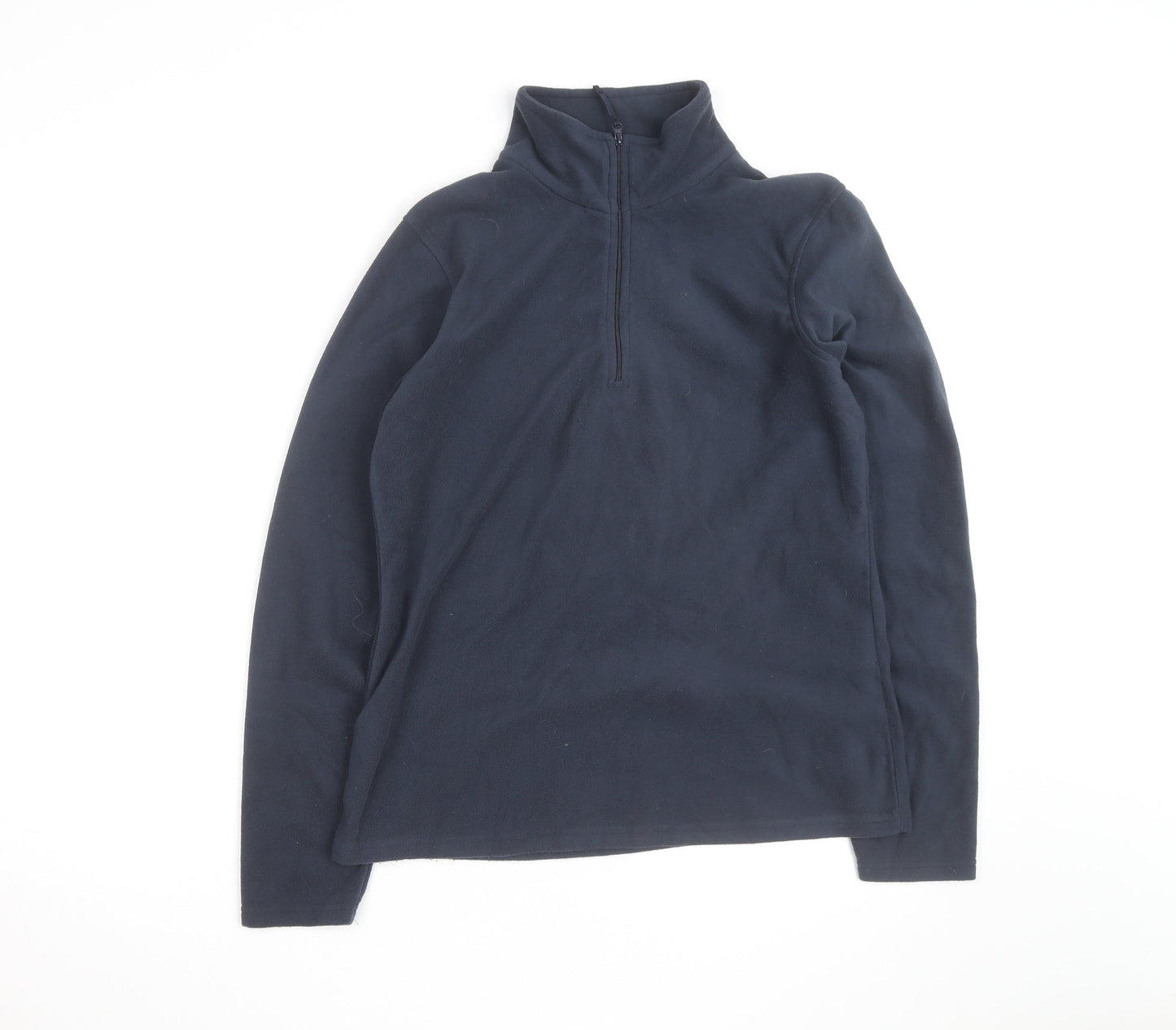 Mountain Warehouse Men's Blue Fleece 1/2 Zip Pullover Sweatshirt M