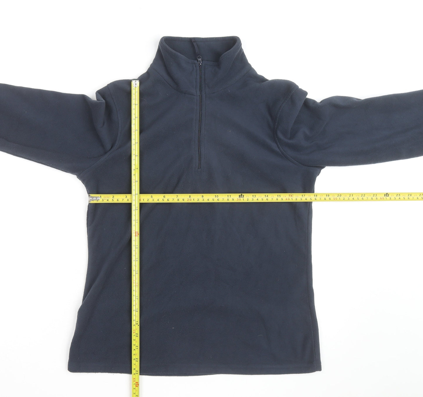 Mountain Warehouse Men's Blue Fleece 1/2 Zip Pullover Sweatshirt M