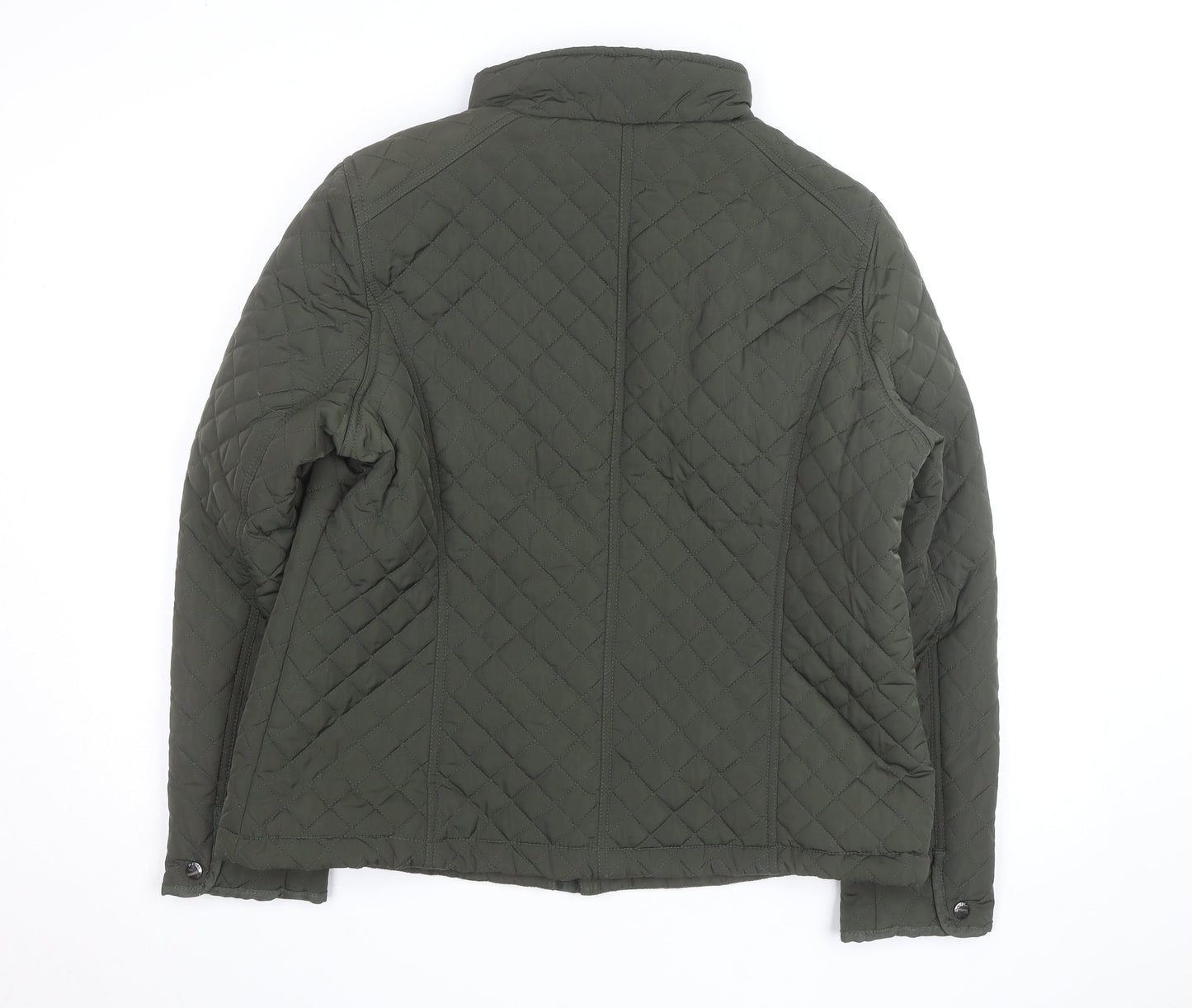 Maine New England Women's Green Quilted Polyester Jacket Size 18