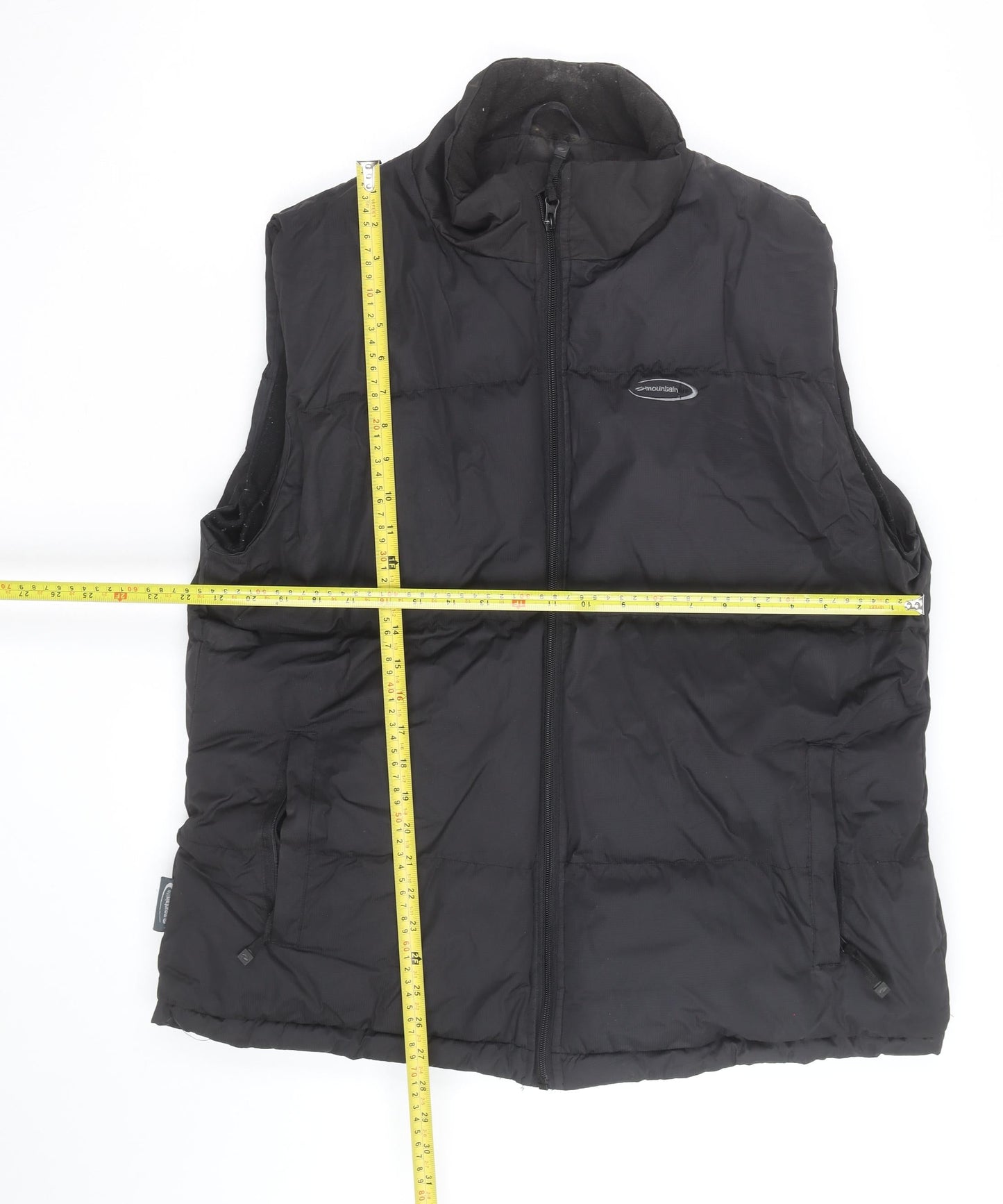 Mountainlife Men Black L Puffer Waistcoat Outdoor Hiking Gilet
