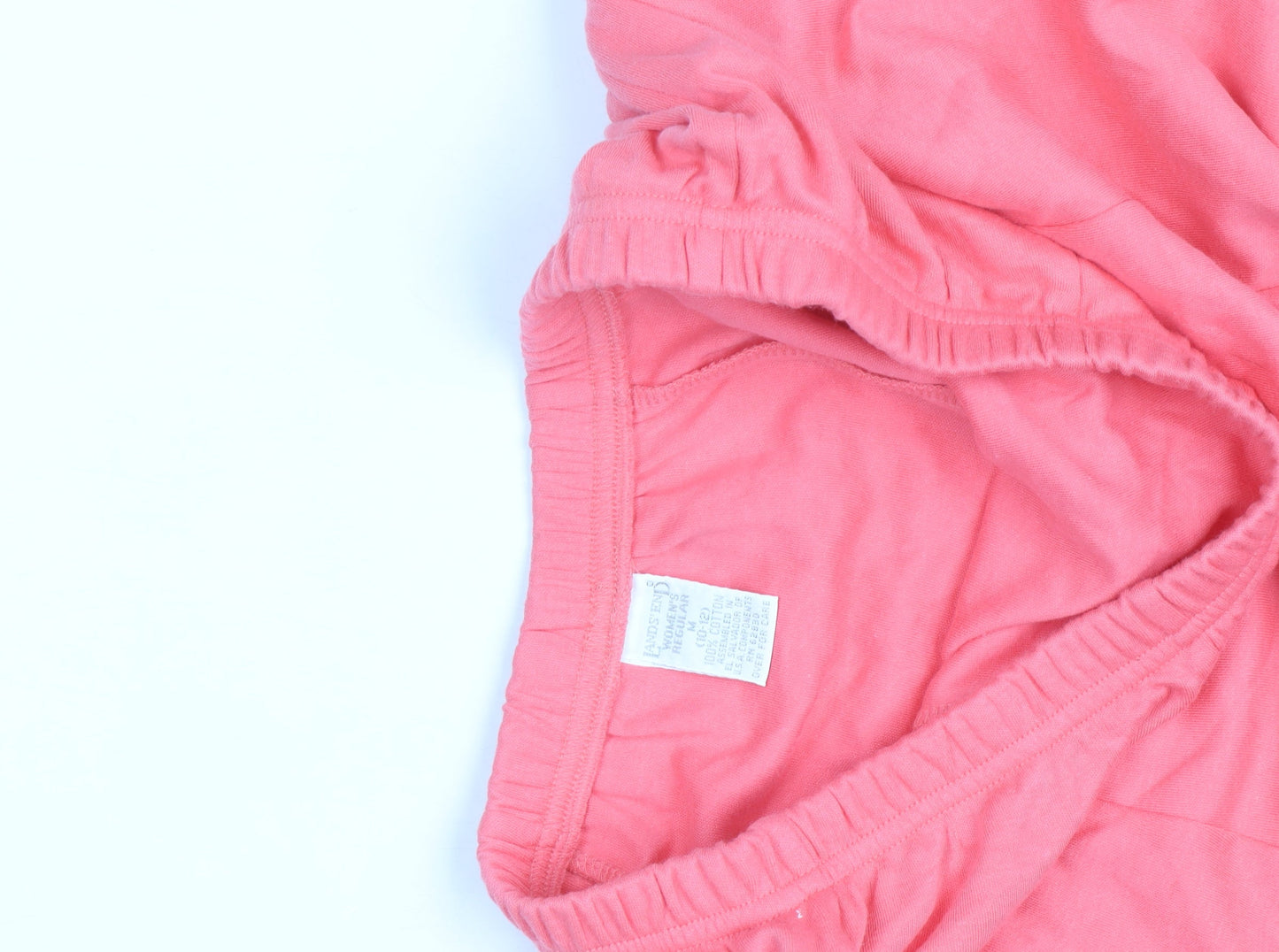 H&M Women's Pink A-Line Long Cotton Jersey Skirt L