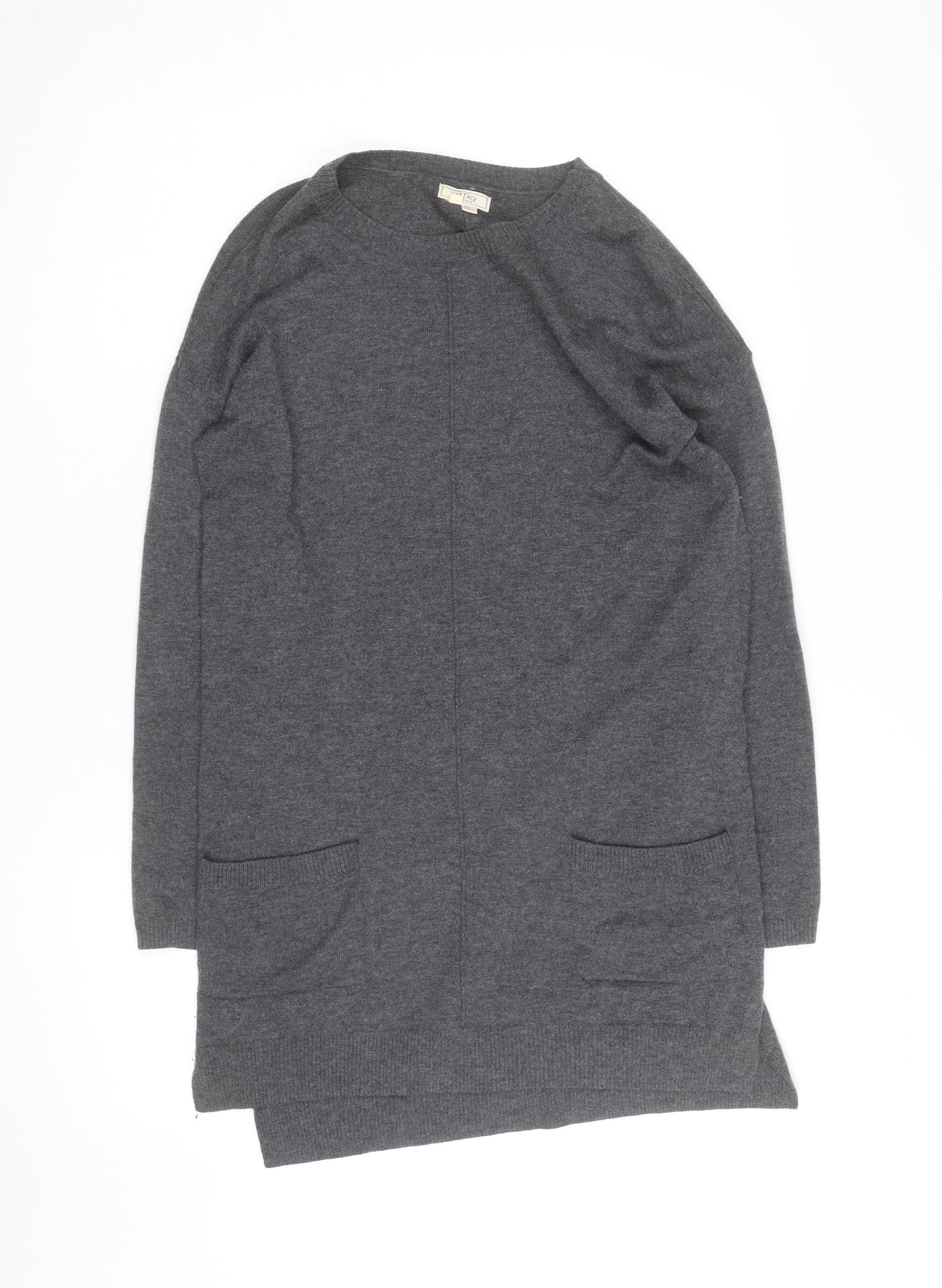 Fat Face Women's Grey Long Sleeve Knit Cardigan L