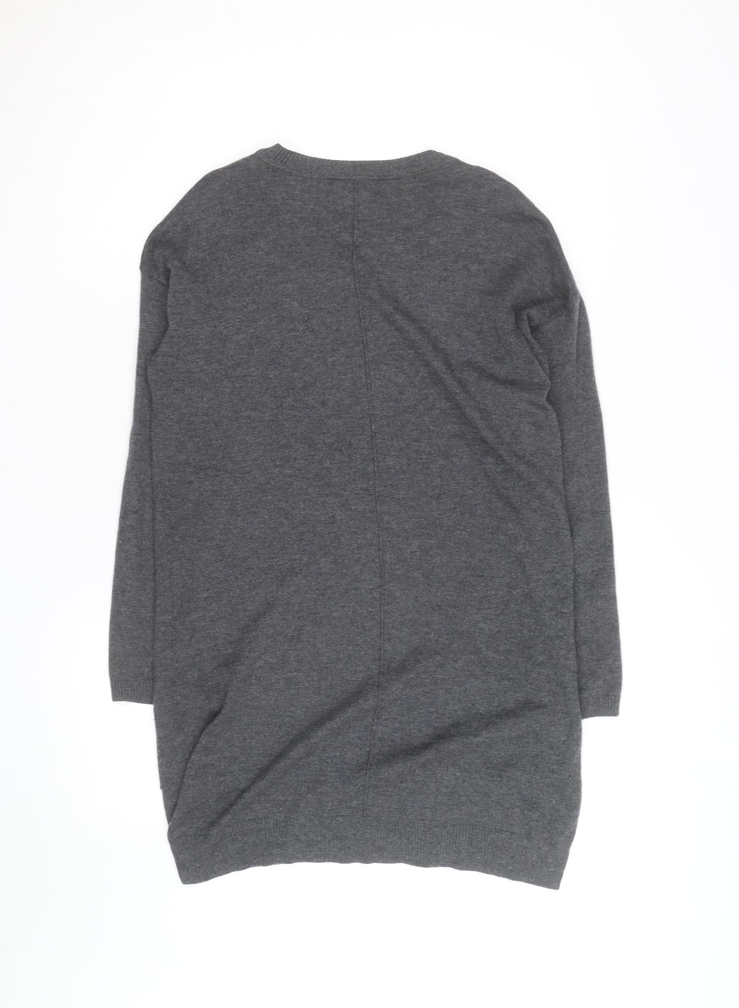 Fat Face Women's Grey Long Sleeve Knit Cardigan L