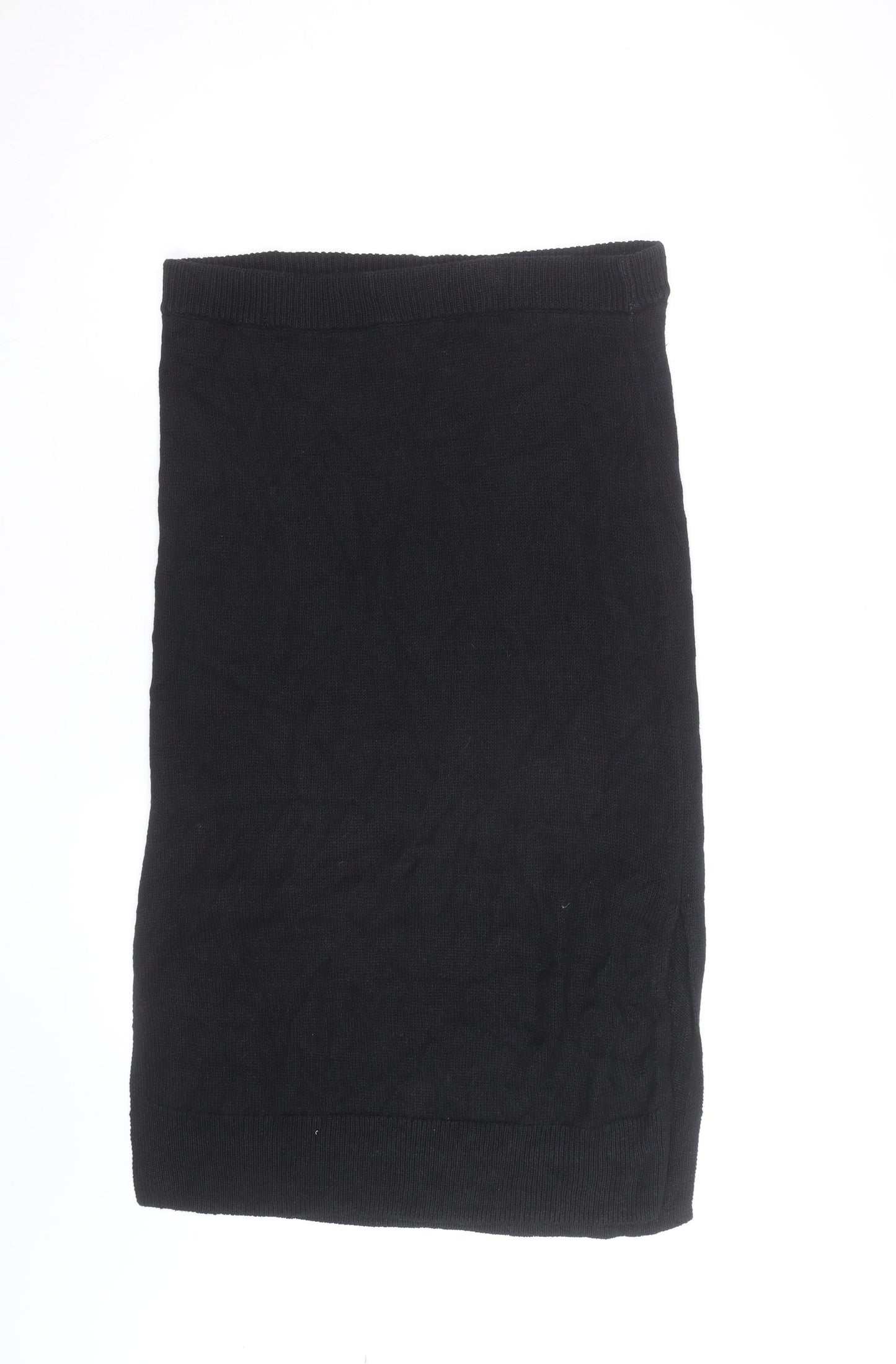 Jigsaw Women Black Wool Knit Pencil Skirt L