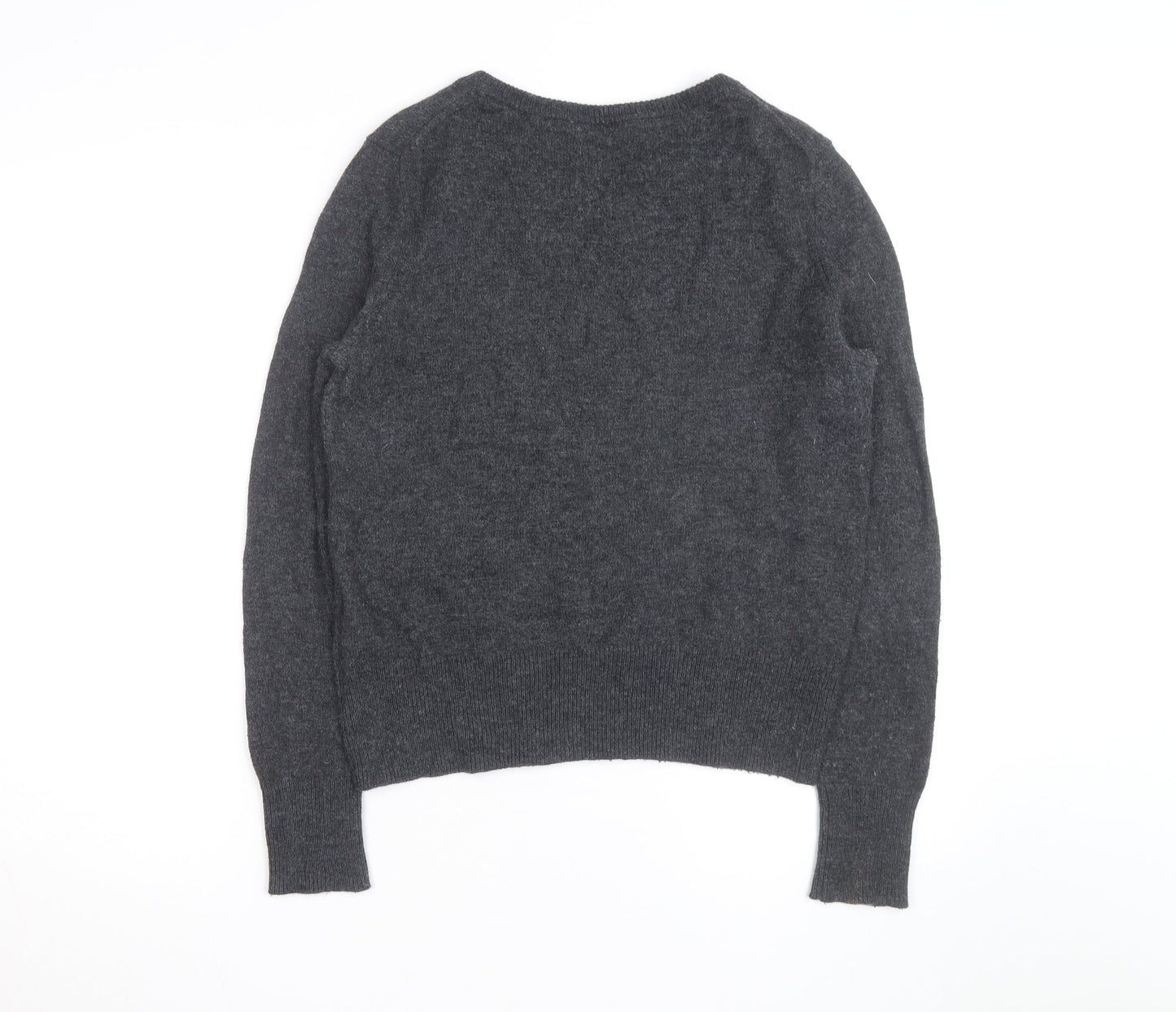 GAP Women’s Grey Wool Heart Pullover Jumper Size M